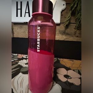 20 oz glass Starbucks water bottle